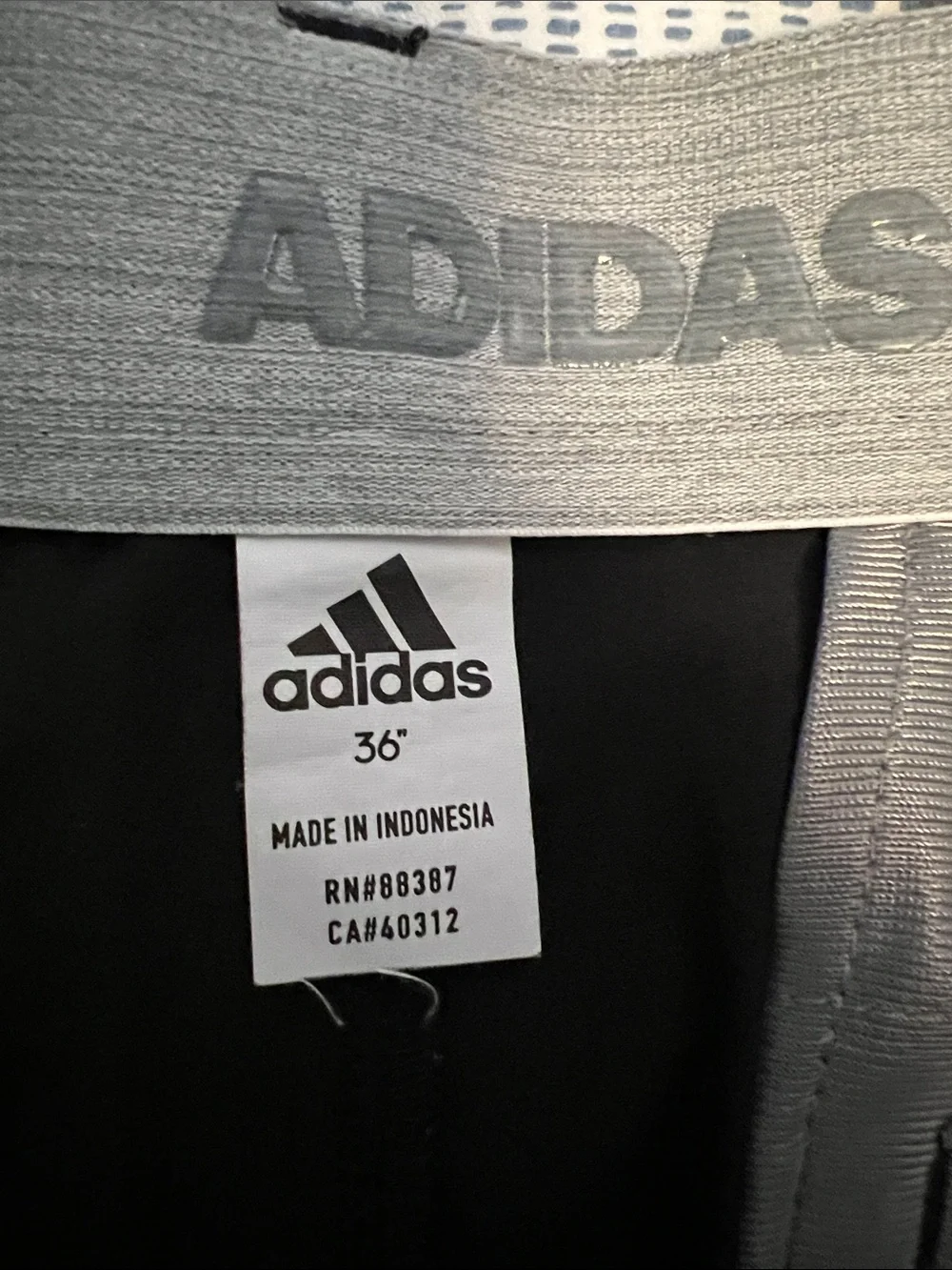 Adidas Men’s Black Golf Shorts Size 36